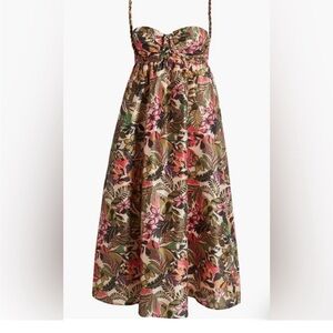 New Hutch Twist Strap Sleeveless Midi dress